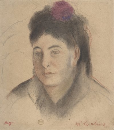 Madame Loubens da Edgar Degas